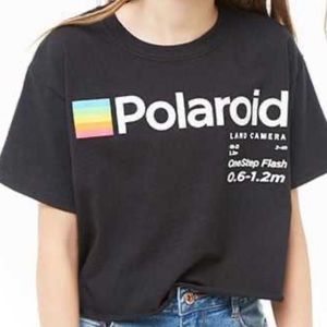 Polaroid Cropped Tee